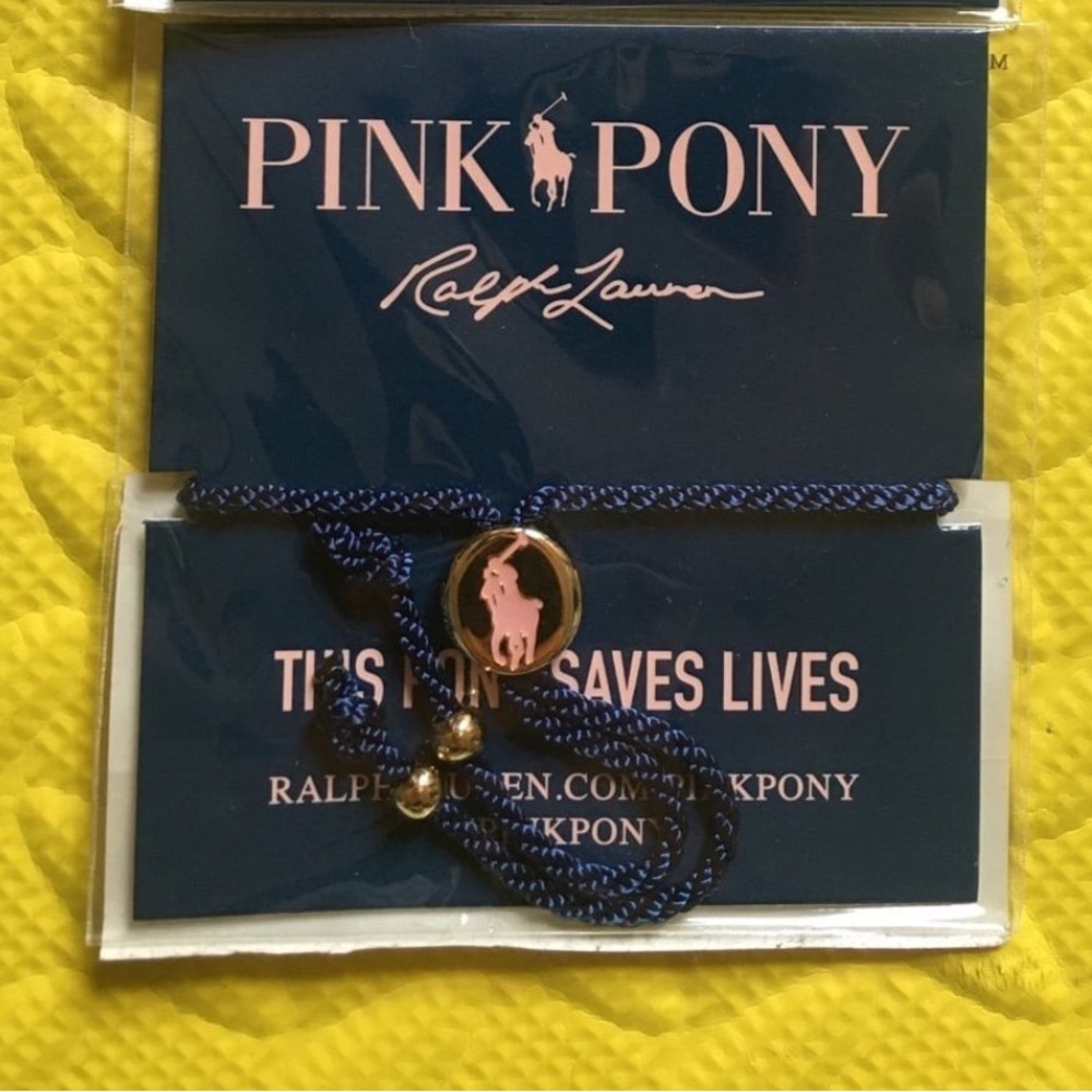 Polo Ralph Lauren blue pony bracelet